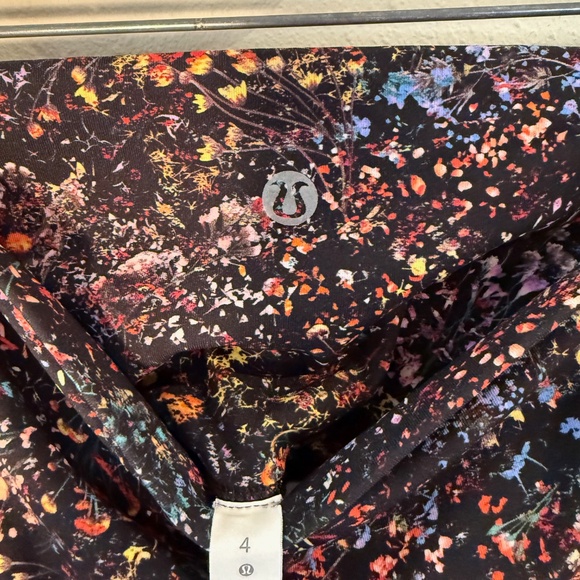 Lululemon Wunder Under Hi-Rise Legging Size 4 Flowerescent Multi 32" Long - Picture 6 of 14